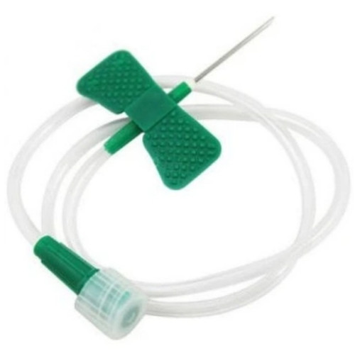 اسکالپ وین سبز(گیج21)بیشترین کاربرد انواع اسکالپ برای تزریق آنتی بیوتیک ها، سرم های نمکی، داروهای ضد درد و خونگیری است.